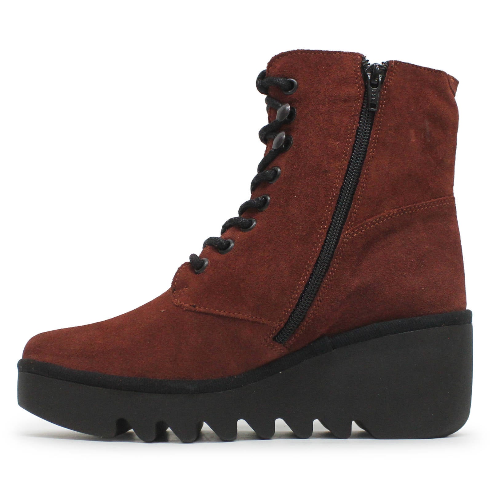 Fly London BIRR534FLY Oil Suede Womens Boots#color_oxblood