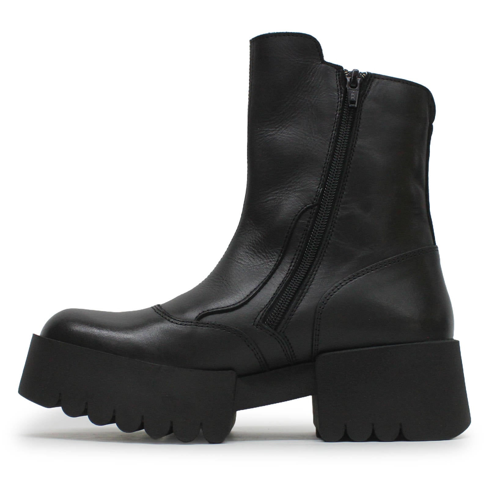 Fly London EGLI124FLY Rug Leather Womens Boots#color_black