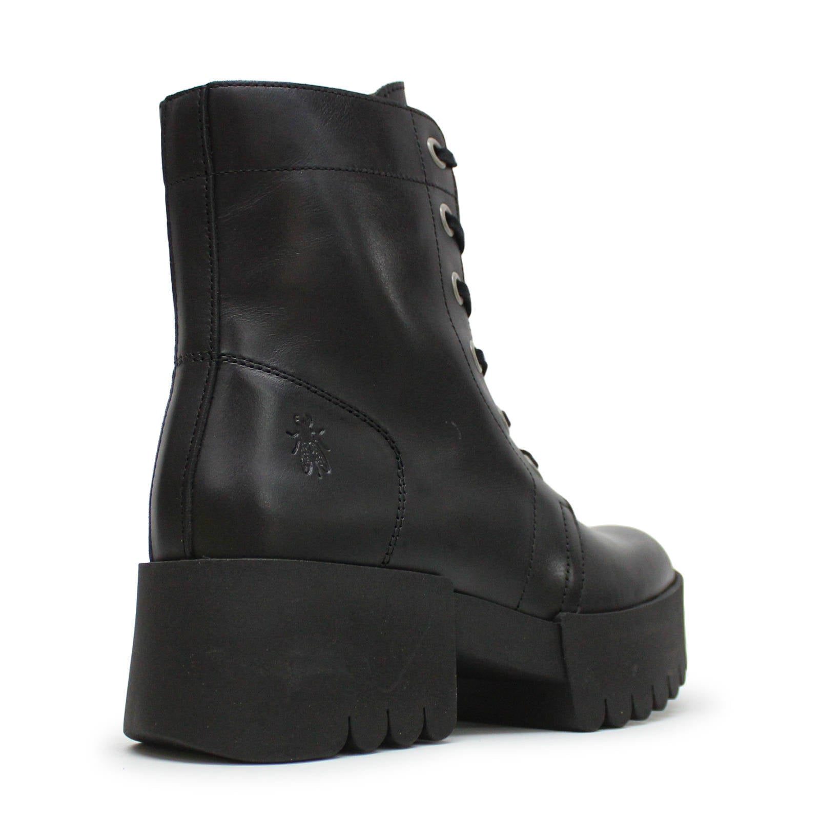 Fly London ELVU140FLY Rug Leather Womens Boots#color_black