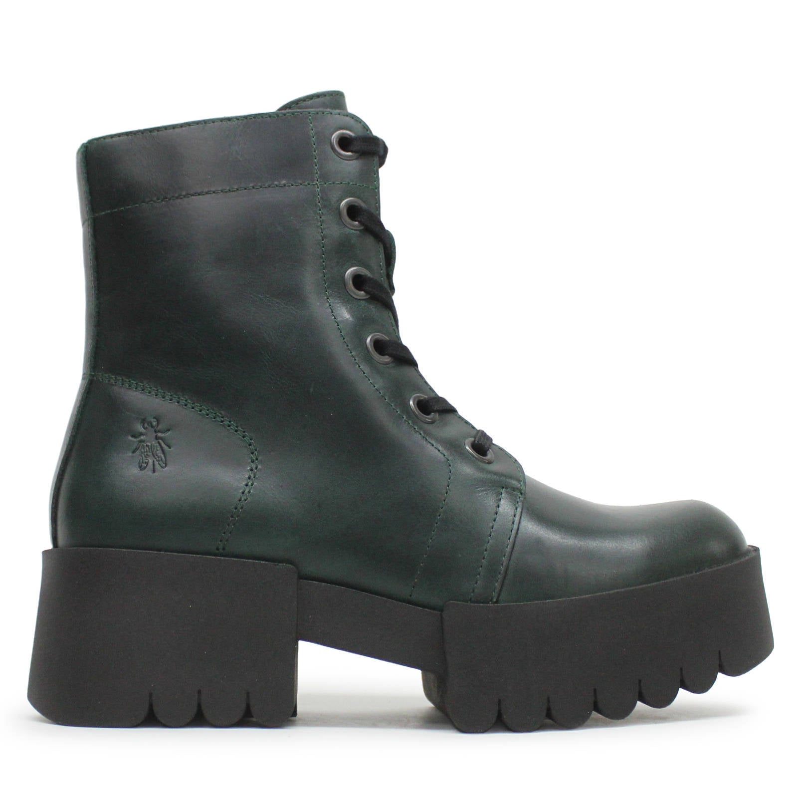 Fly London ELVU140FLY Rug Leather Womens Boots#color_petrol