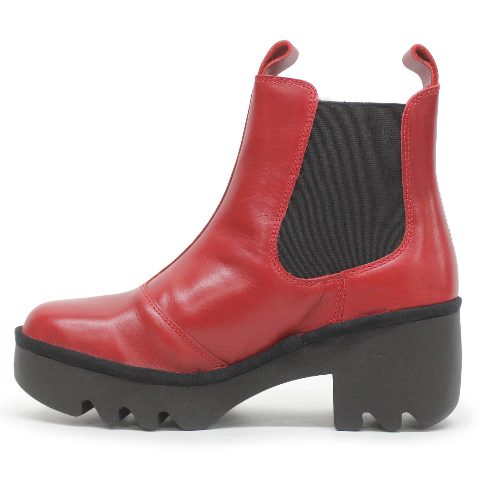 Fly London TRIG514FLY Rug Leather Womens Boots#color_red