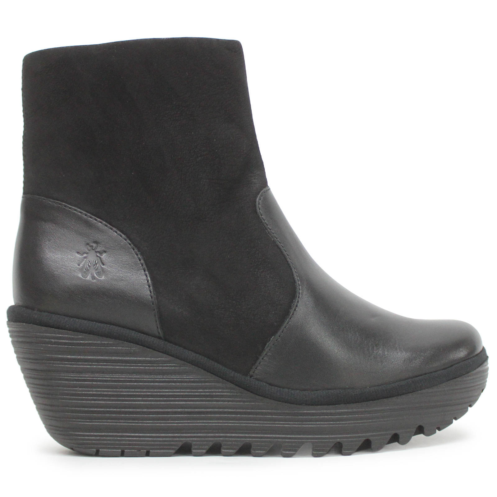 Fly London YUXI506FLY Cupido Dublin Leather Womens Boots#color_black black