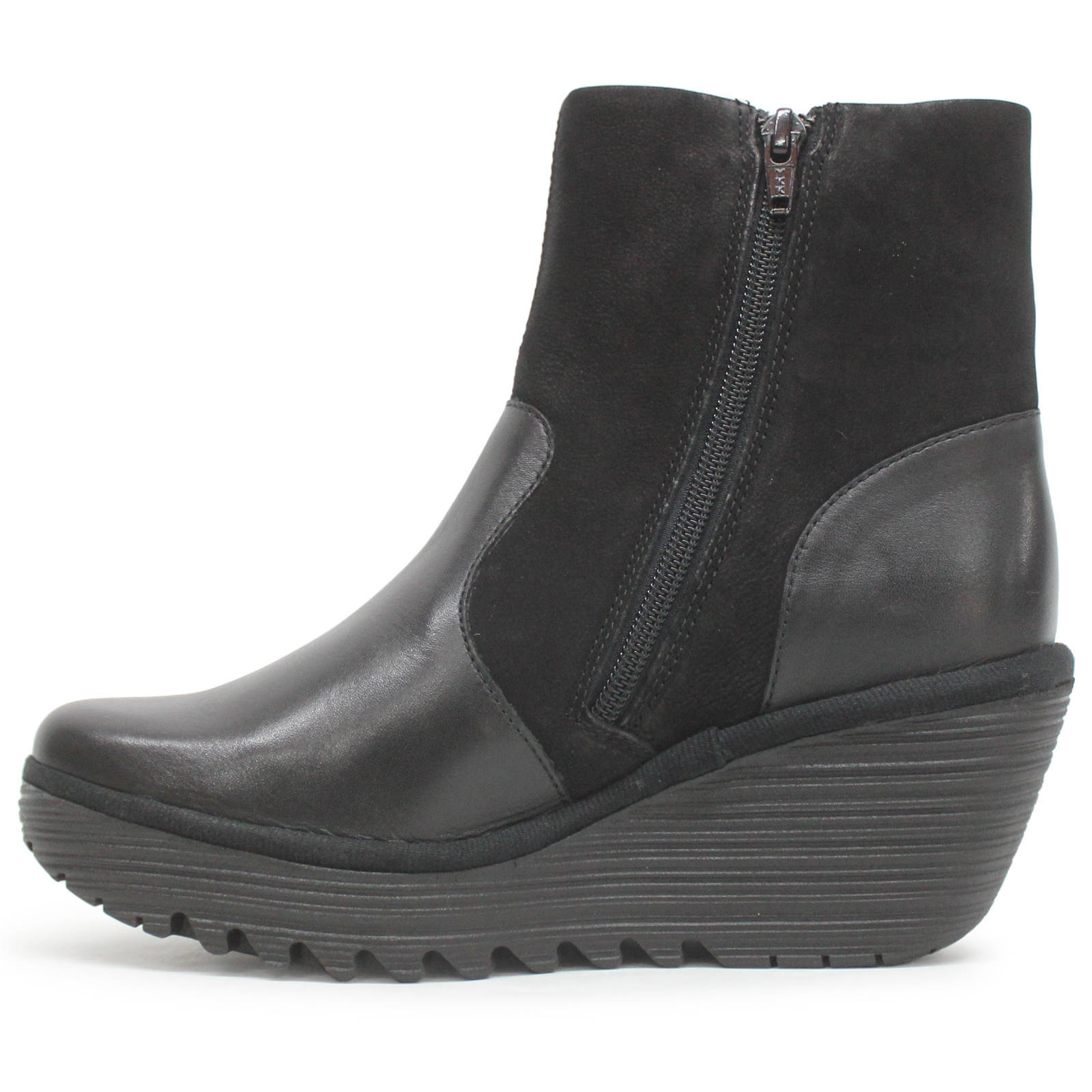 Fly London YUXI506FLY Cupido Dublin Leather Womens Boots#color_black black