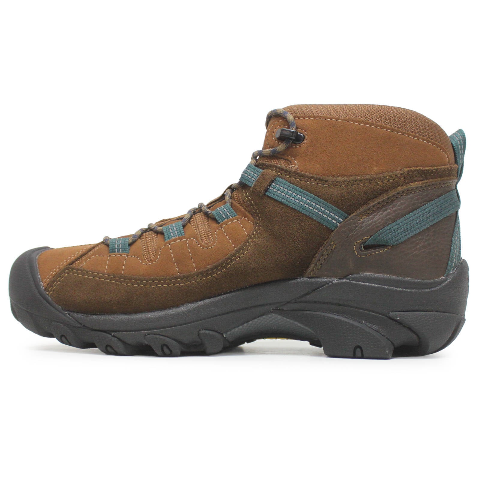 Keen Targhee II Mid WP Leather Textile Mens Boots#color_leave no trace