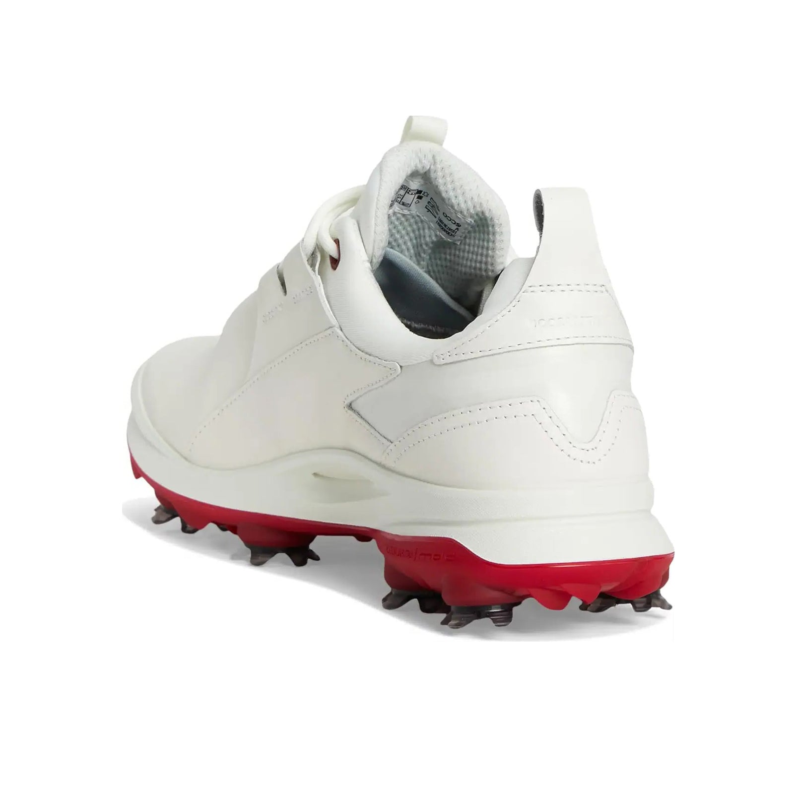 Ecco Golf Biom Tour Full Grain Leather Womens Trainers#color_white