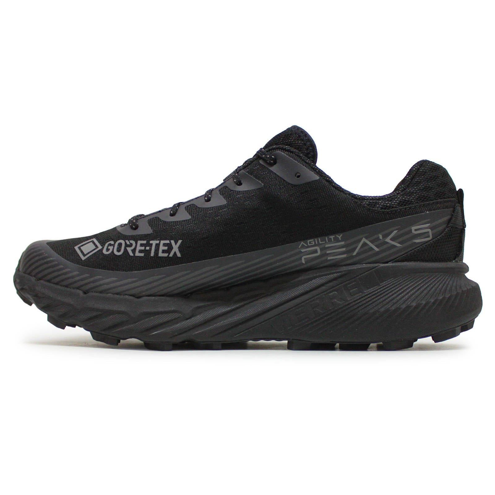 Merrell Agility Peak 5 GTX Textile Synthetic Mens Shoes#color_black black