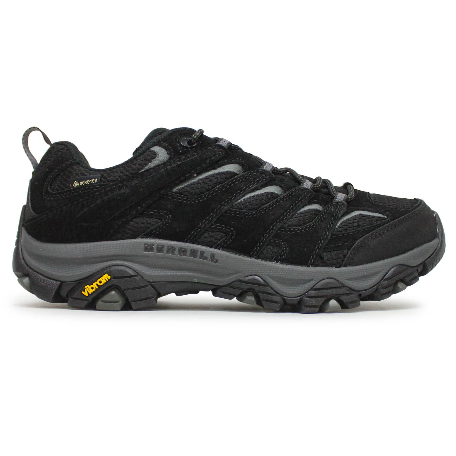 Merrell Moab 3 GTX Leather Textile Mens Shoes#color_black grey