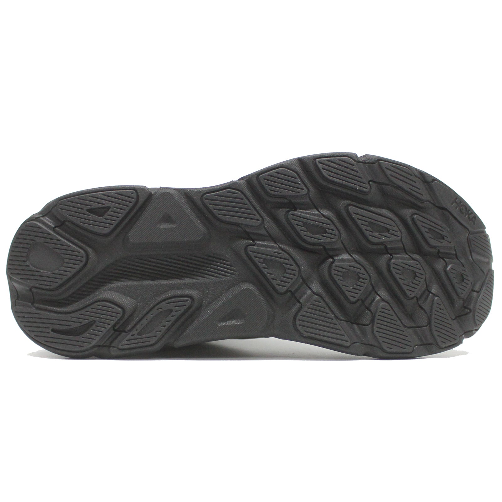 Hoka Clifton 9 Textile Synthetic Kids Trainers#color_black carbon black