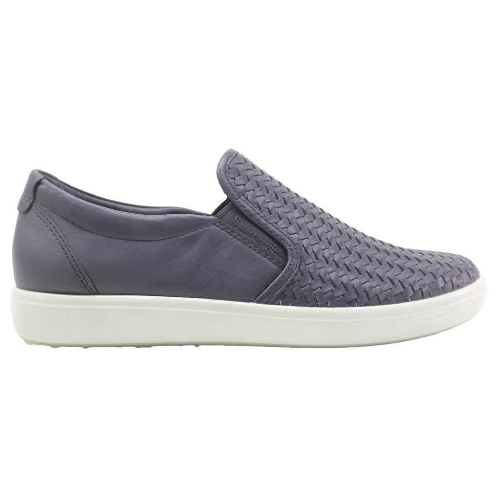 Ecco Womens Soft 7 Woven Slip On 2.0 Shoes