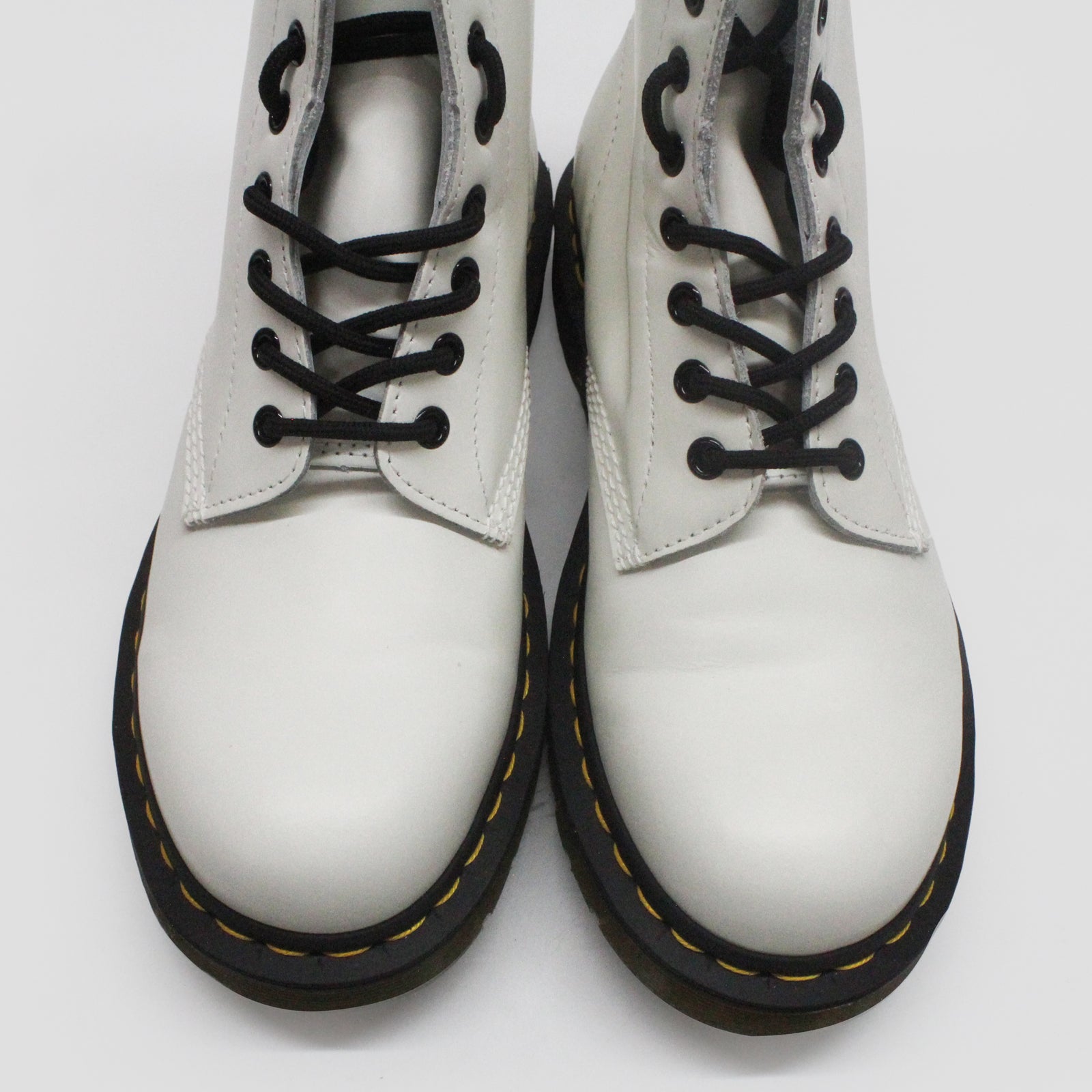 Dr. Martens 1460 11822100 Smooth Leather Unisex Boots - White - 8#color_white