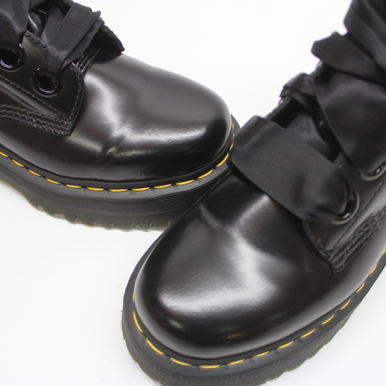 Dr. Martens Molly 24861001 Buttero Leather Womens Boots - Black - 5#color_black