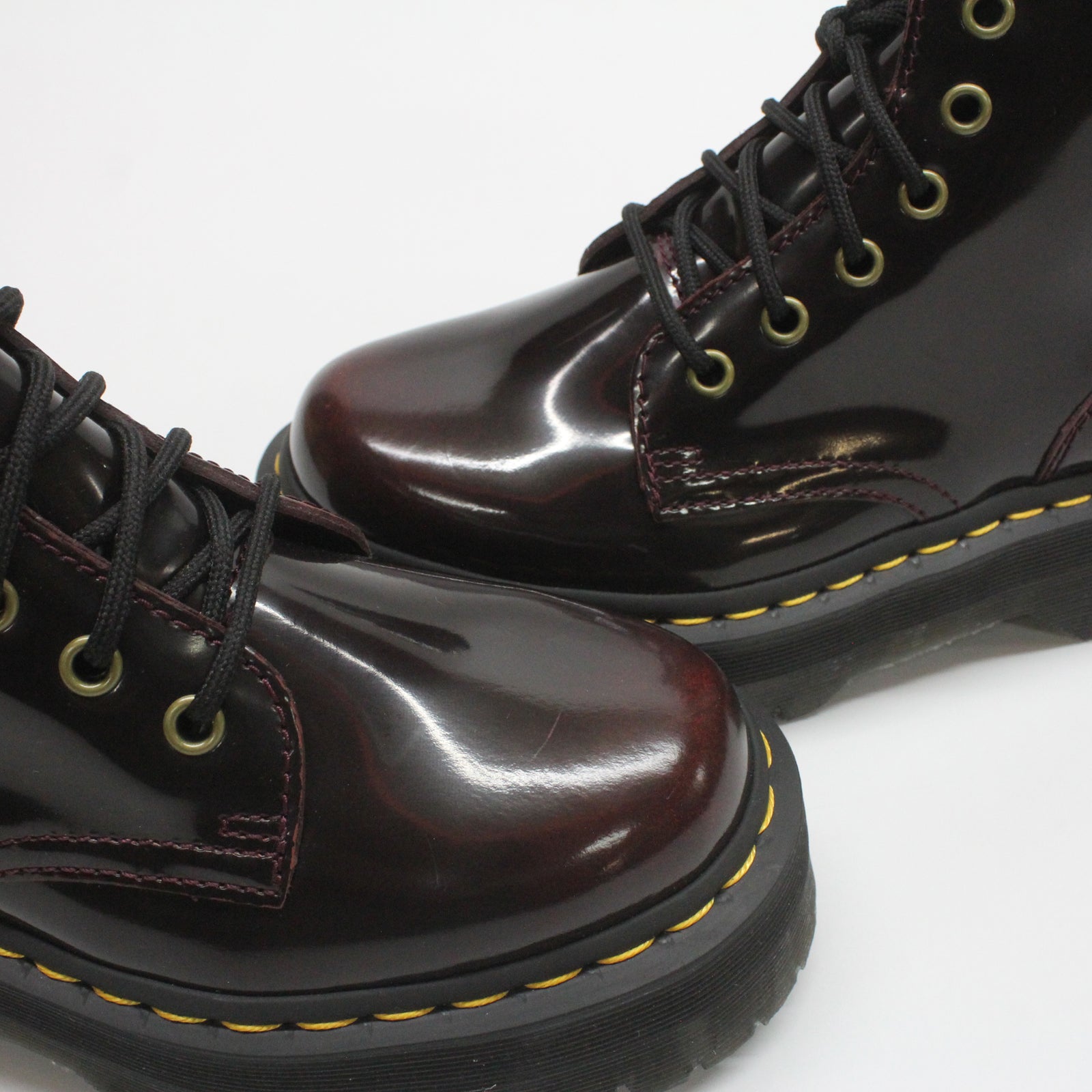 Dr. Martens Jadon 24764600 Arcadia Leather Unisex Boots - Cherry Red - 36#color_cherry red