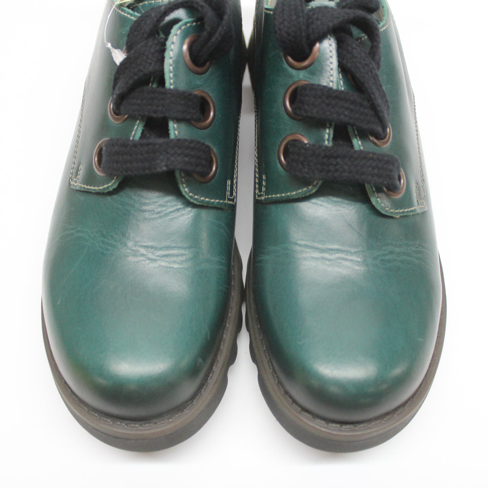 Fly London RUDA538FLY P144538014 Rug Leather Womens Shoes - Shamrock Green - 39#color_shamrock green