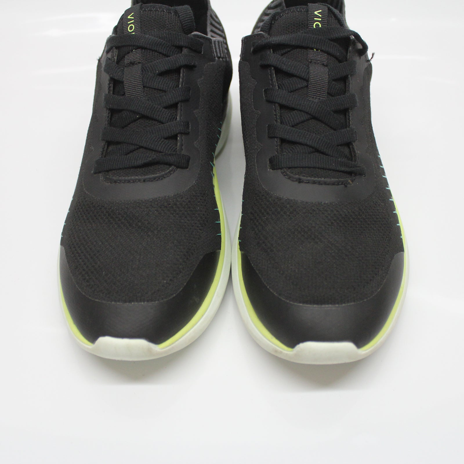 Vionic Embolden EMBOLDEN-BLK Synthetic Textile Womens Trainers - Black Pale Lime - 39#color_black pale lime