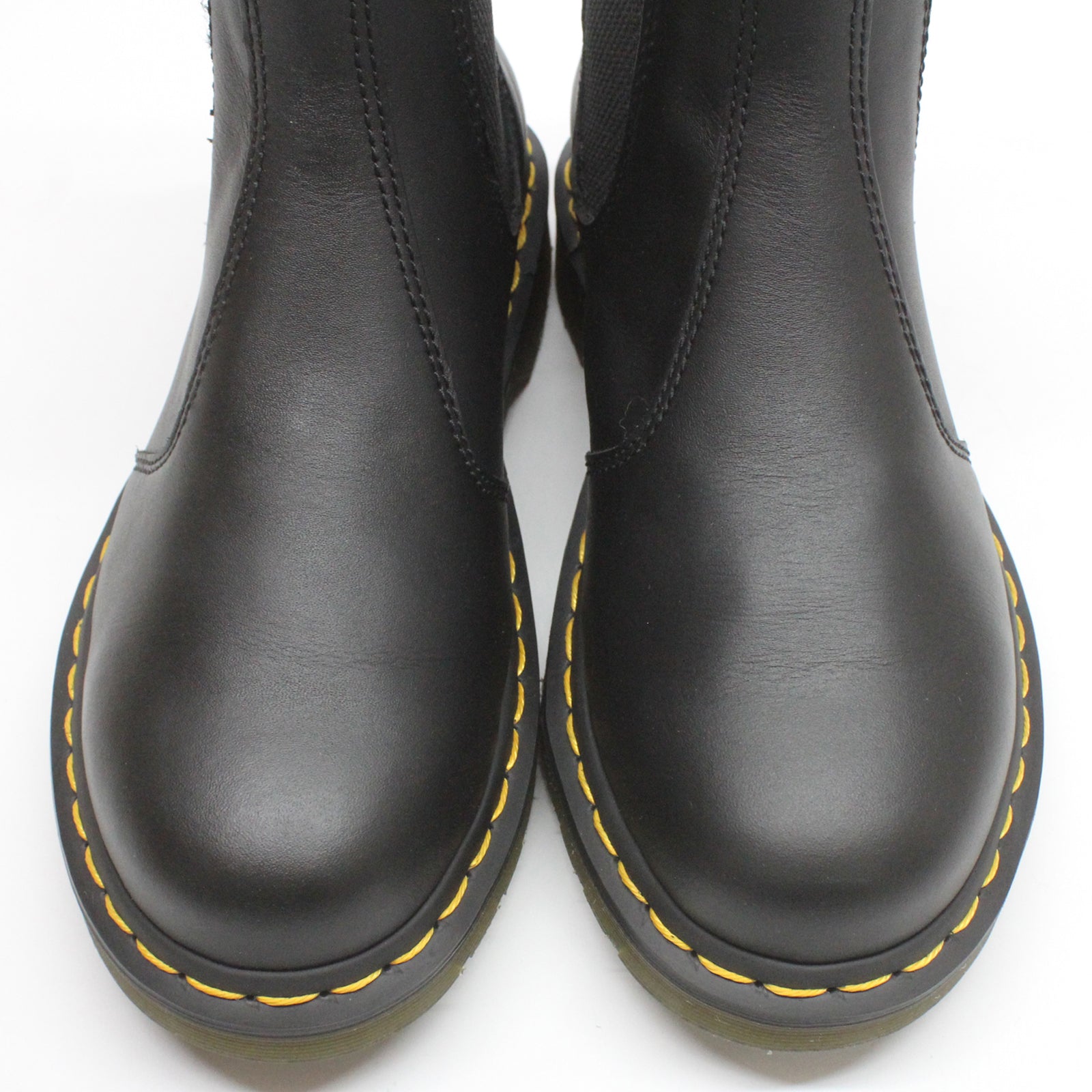 Dr. Martens 2976 27100001 Nappa Leather Unisex Boots - Black - 4#color_black