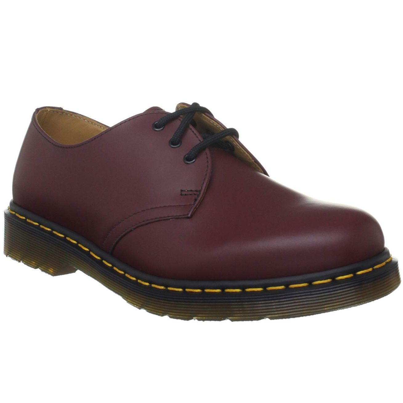 Dr. Martens 1461 Smooth Leather Unisex Oxford Shoes#color_cherry red