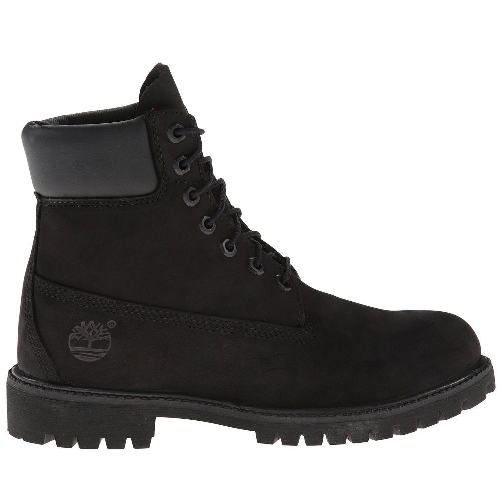 Timberland 6 Inch Premium Black Black Womens Boots - 8658A W#color_black black