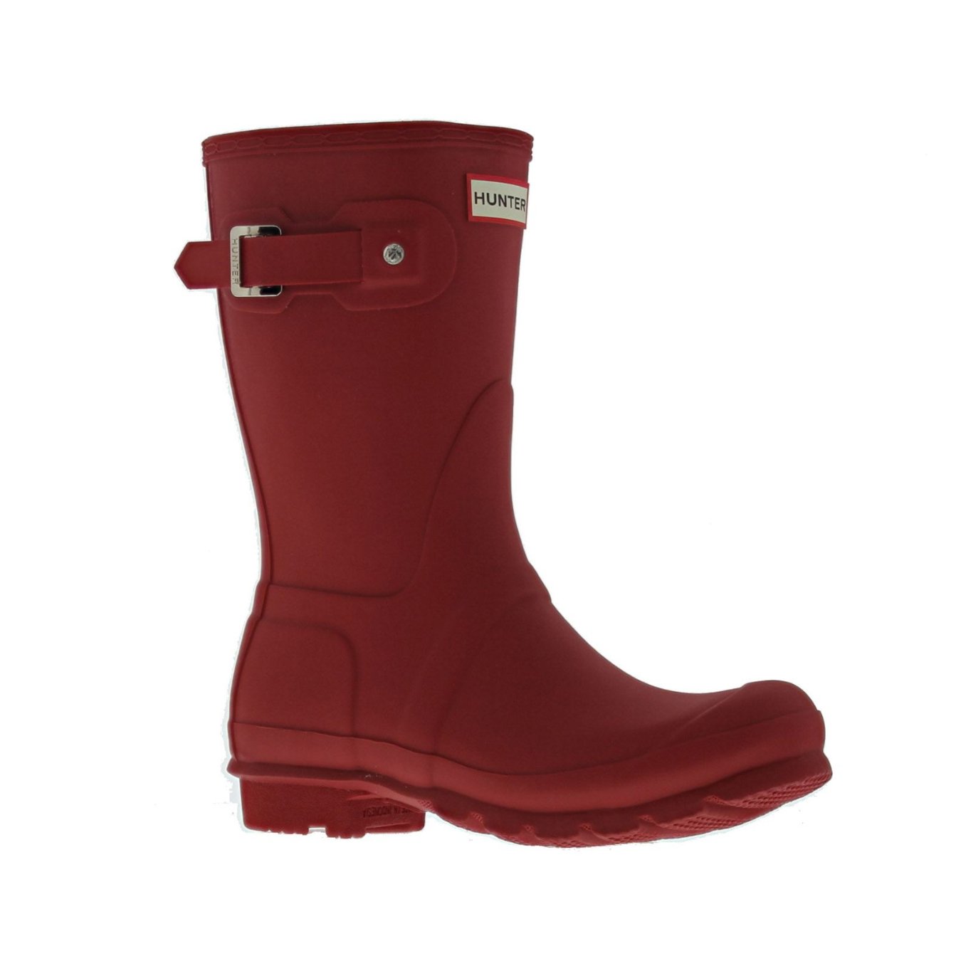 Hunter Original Rubber Women's Short Wellington Boots#color_red