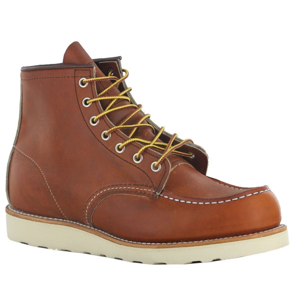 Red Wing 875 6 Inch Men's Moc Toe Boots#color_brown