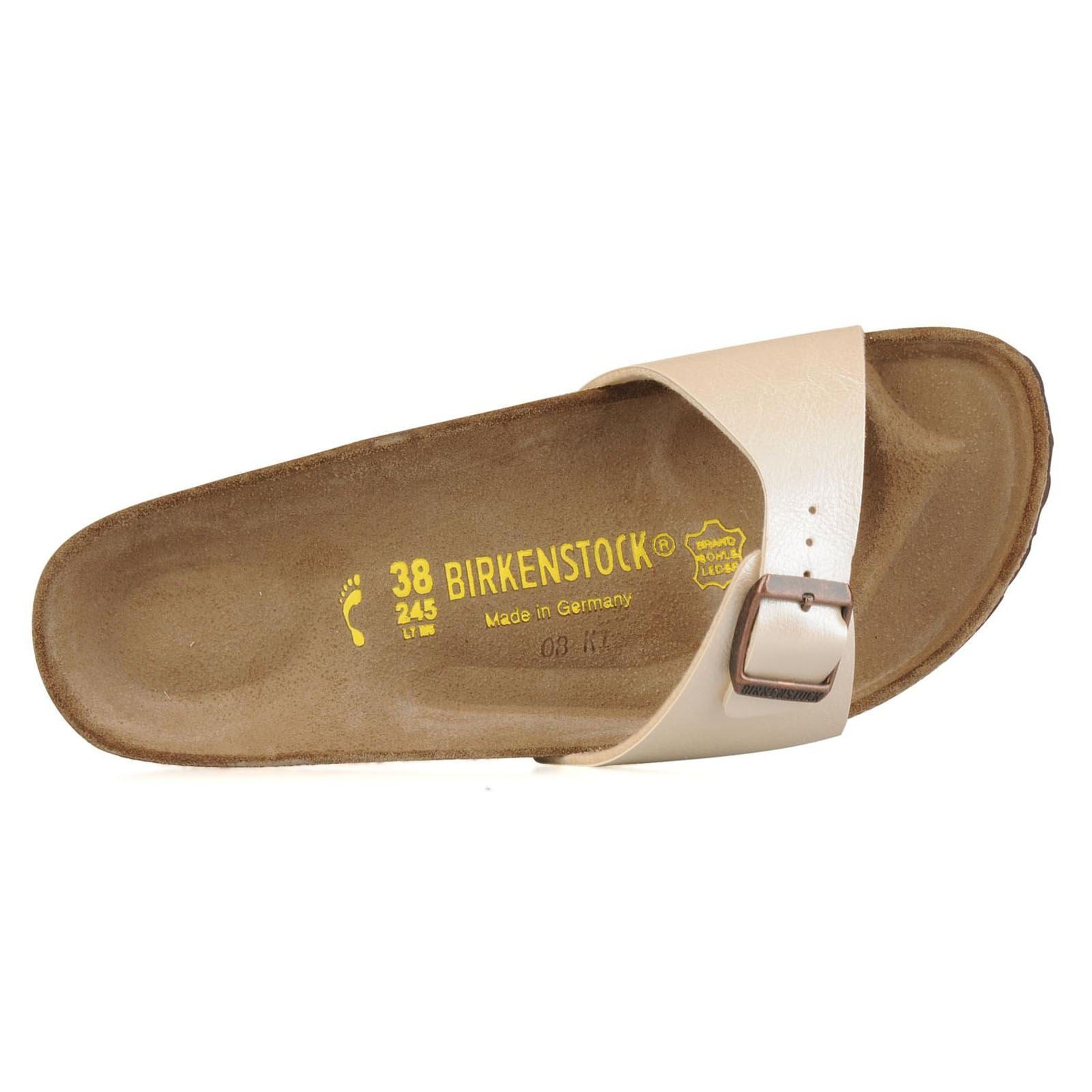 Birkenstock Madrid Pearl White Womens Sandals#color_pearl white