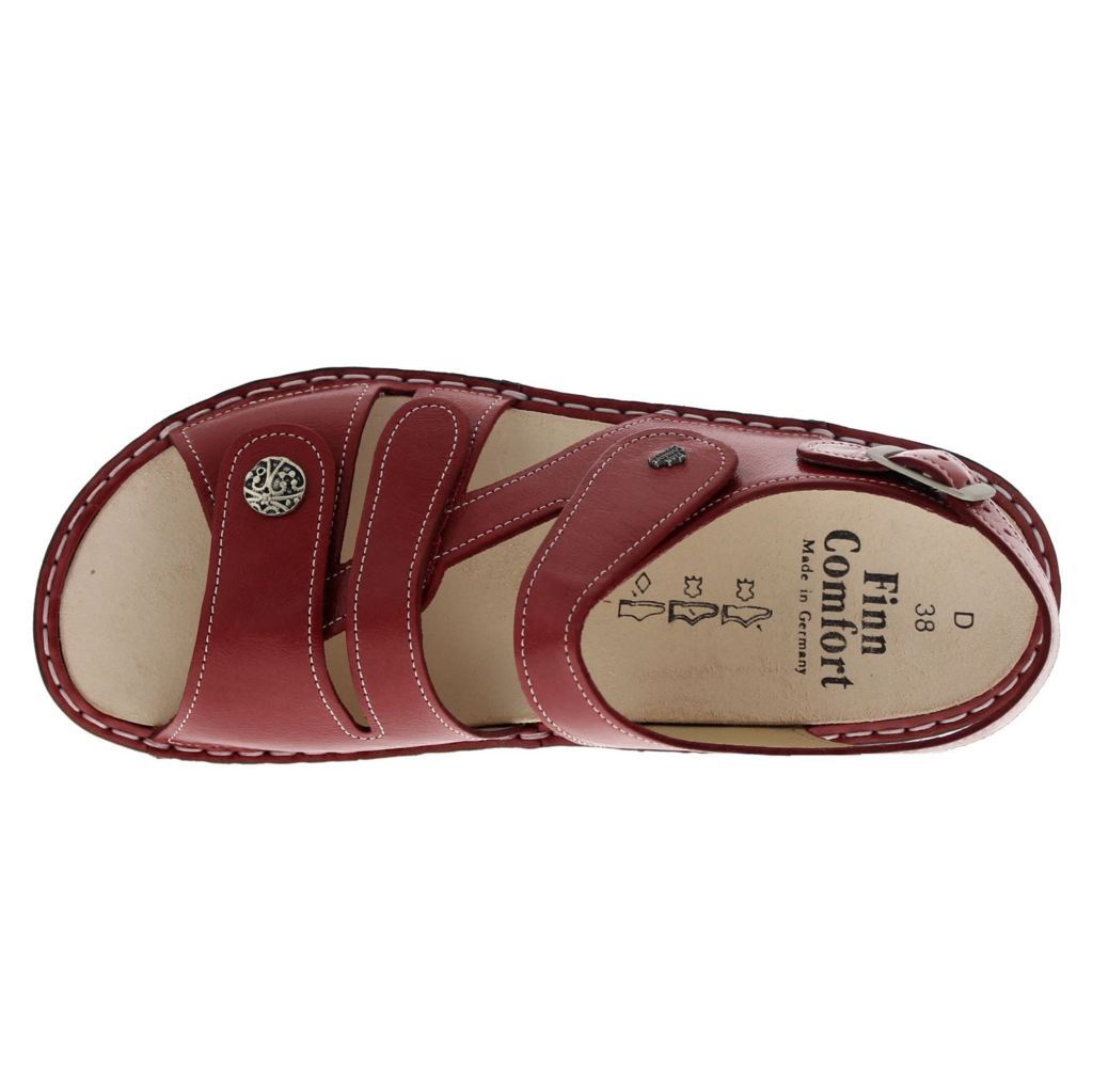 Finn Comfort 2562 Gomera Venezia Red Womens Sandals#color_red