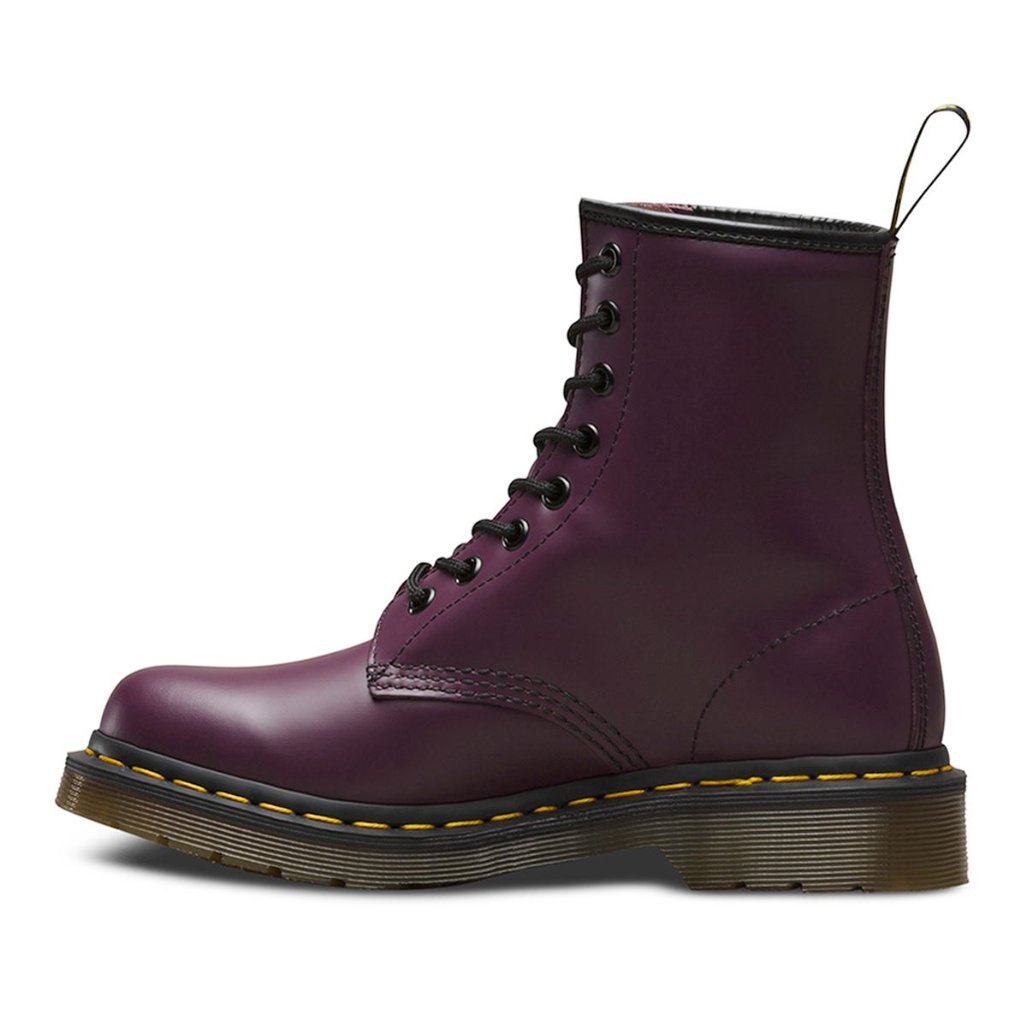 Dr. Martens 1460 Smooth Leather Women's Ankle Boots#color_purple