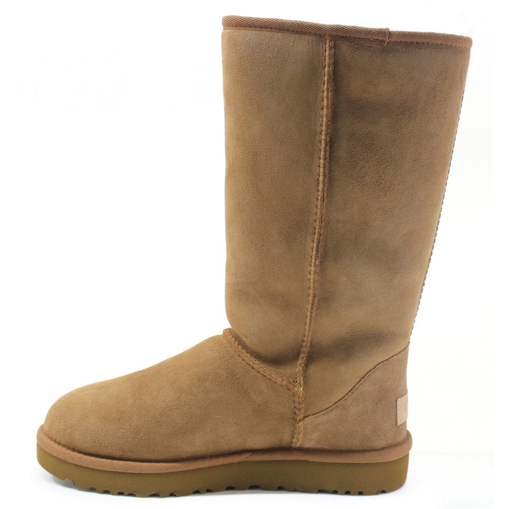 UGG Classic Tall II Suede Sheepskin Women's Snow Boots#color_brown