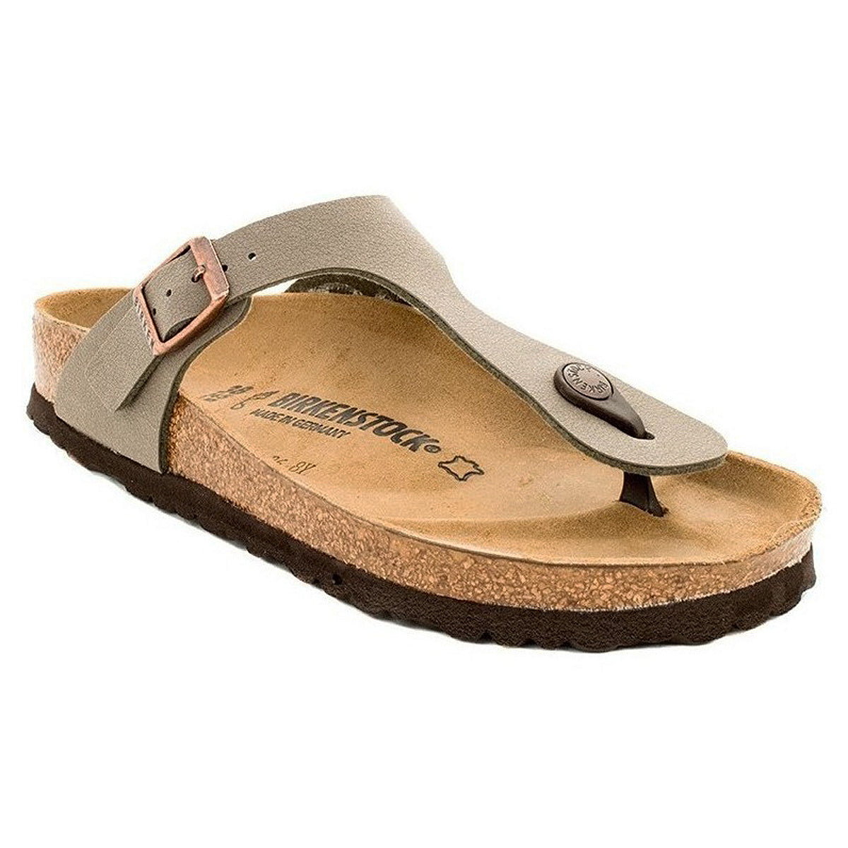 Birkenstock Gizeh Stone Mens Sandals#color_stone