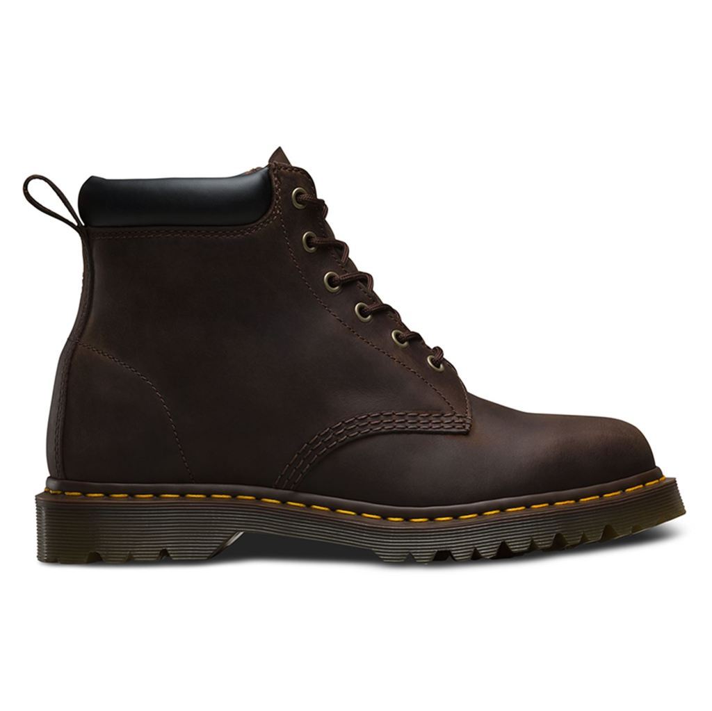 Dr. Martens 939 Ben 6 Eyelet Brown Unisex Boots#color_brown