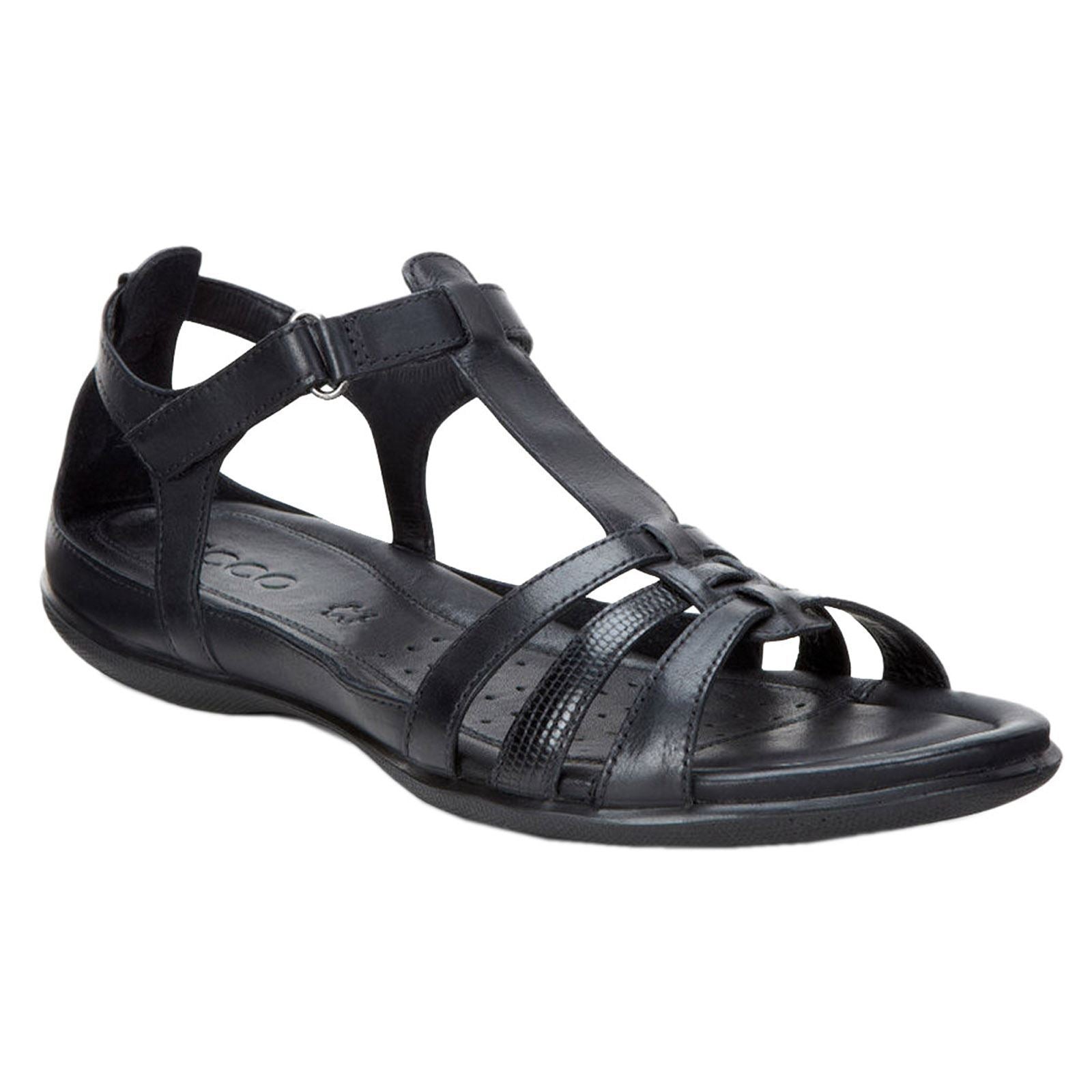 Ecco Flash Black Womens Sandals#color_black