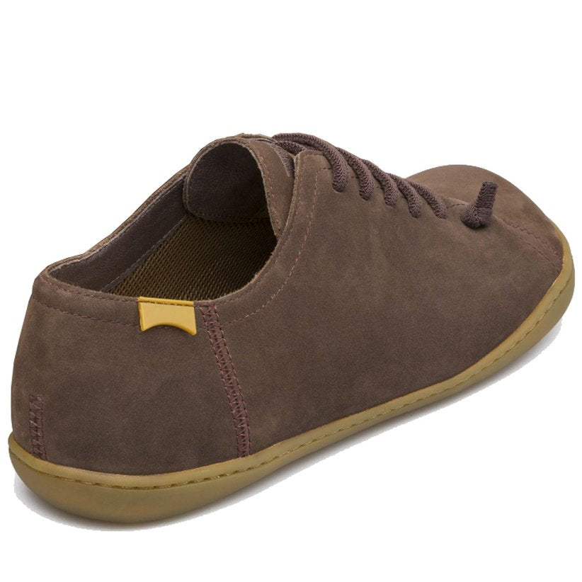 Camper Peu Nubuck Leather Men's Barefoot Trainers#color_dark brown