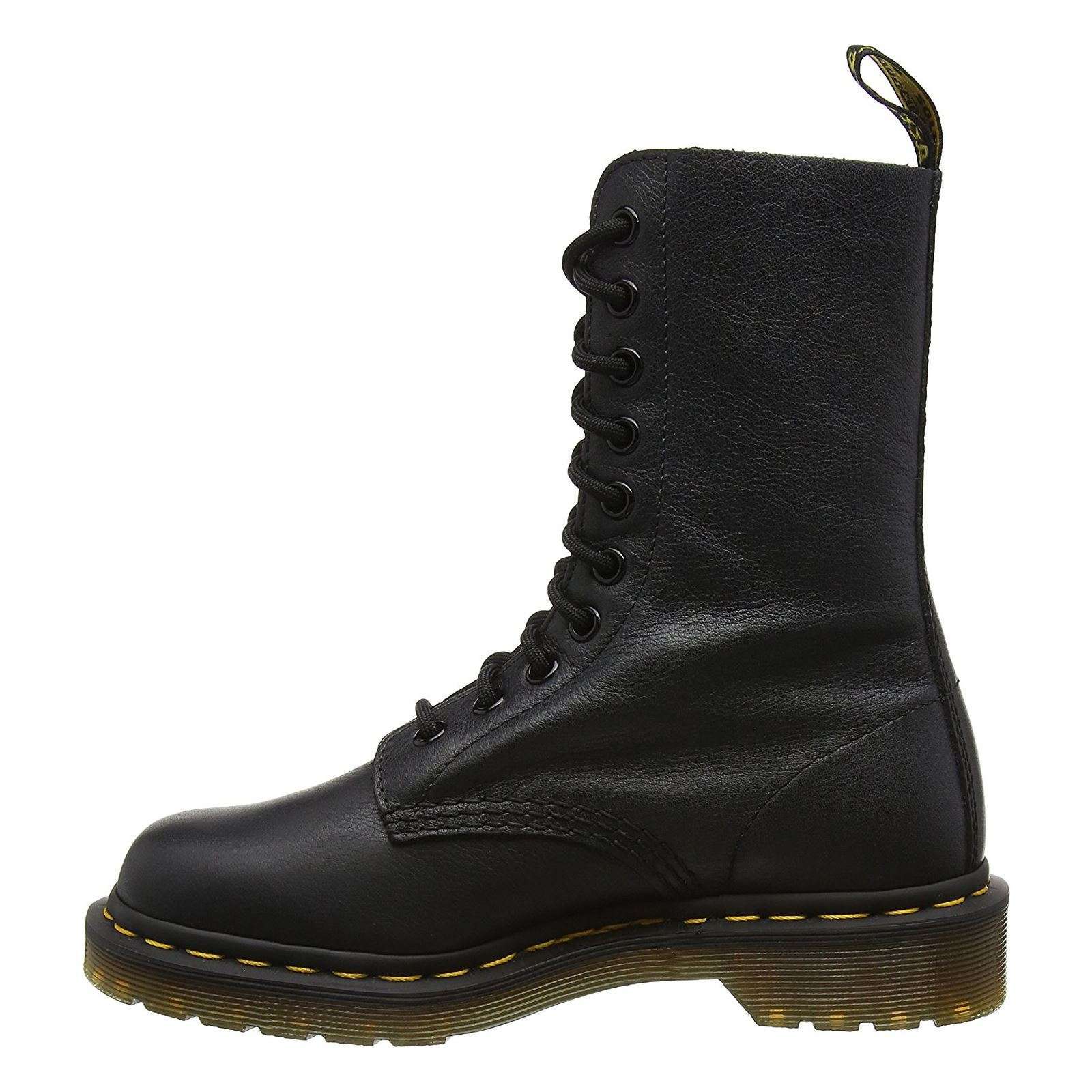 Dr. Martens 1490 Virginia Leather Women's Mid-Calf Boots#color_black