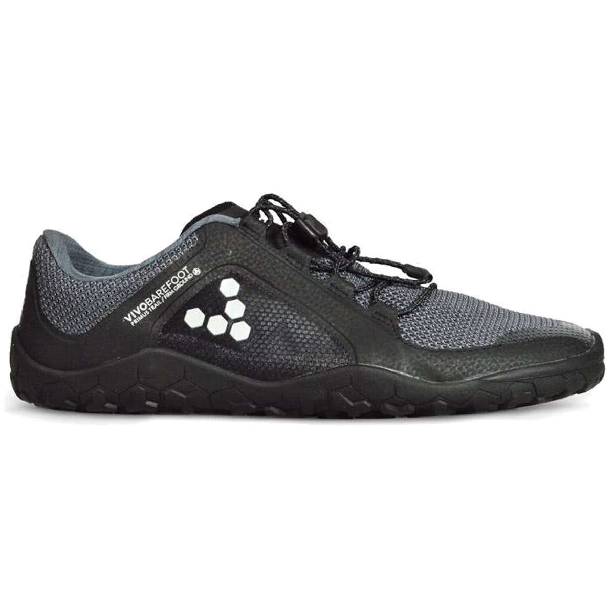 Vivobarefoot Primus Trail Firm Ground Black Charcoal Womens Trainers#color_black charcoal