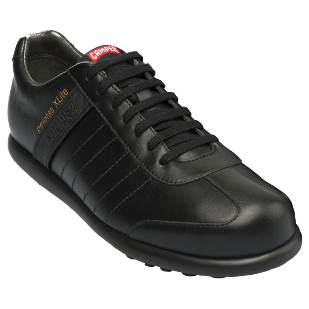 Camper Mens Pelotas Xlite Leather Shoes#color_black