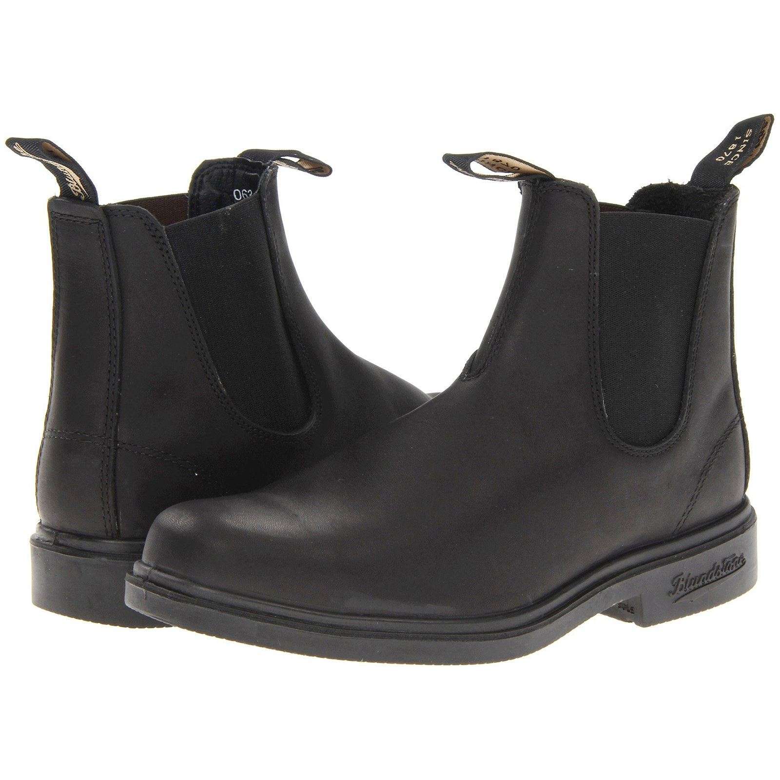 Blundstone 063 Water-Resistant Leather Unisex Chelsea Boots#color_black