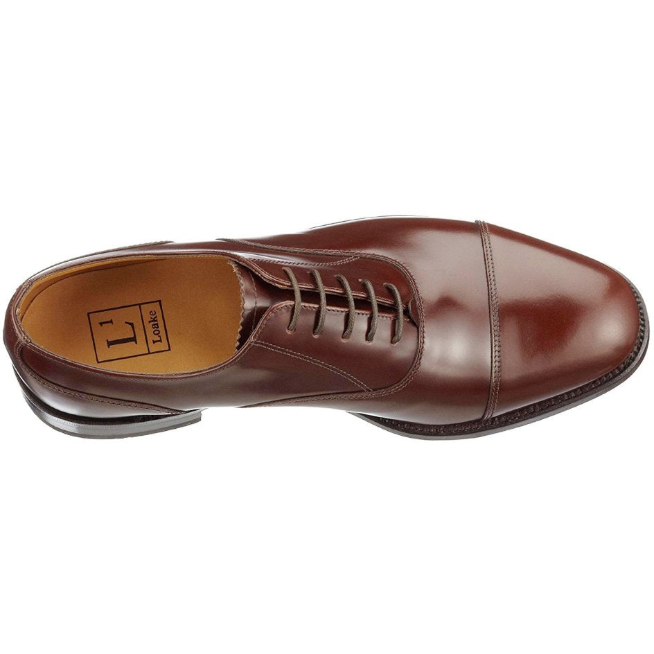 Loake 200 Polished Leather Men's Dress Shoes#color_brown