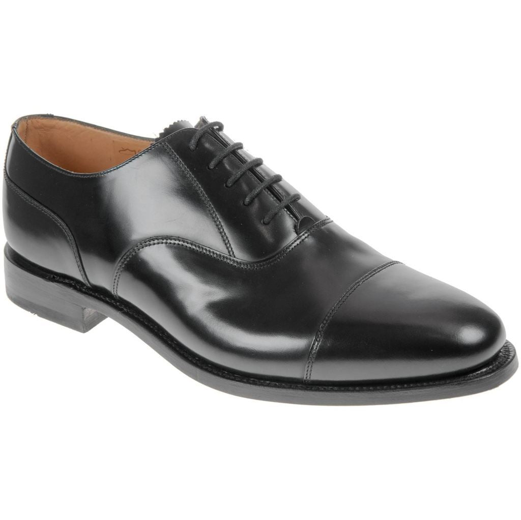 Loake 200 Polished Leather Men's Dress Shoes#color_black