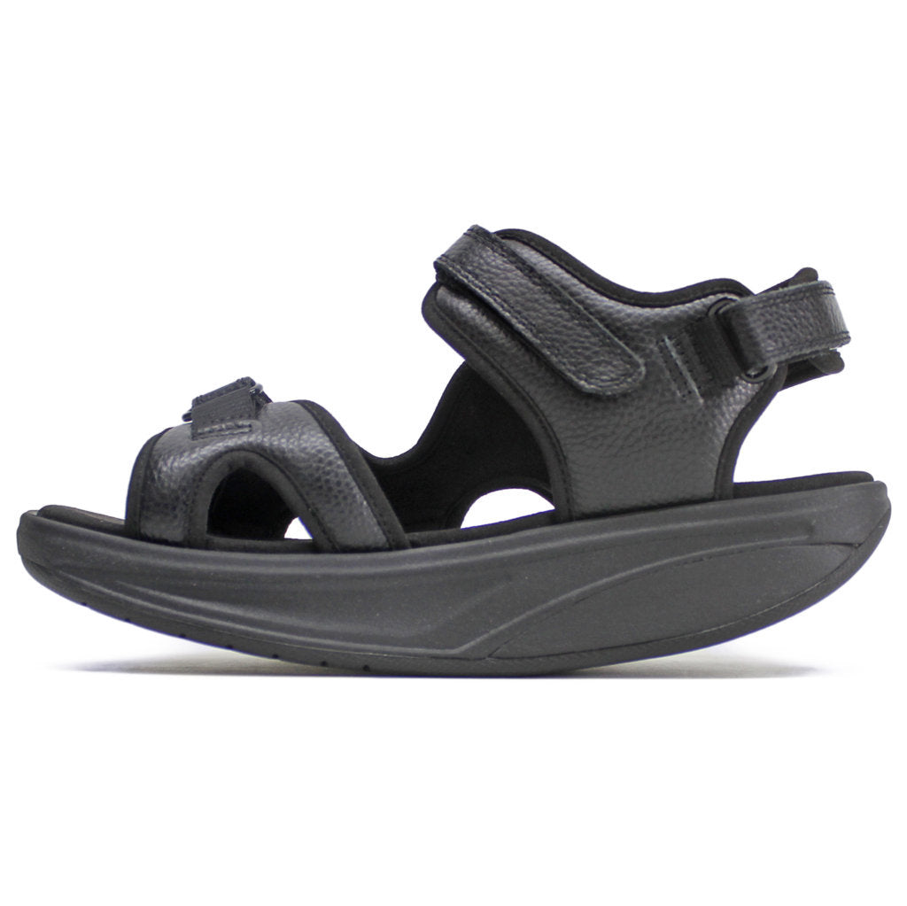 MBT Kisumu 3S Leather Womens Sandals#color_black