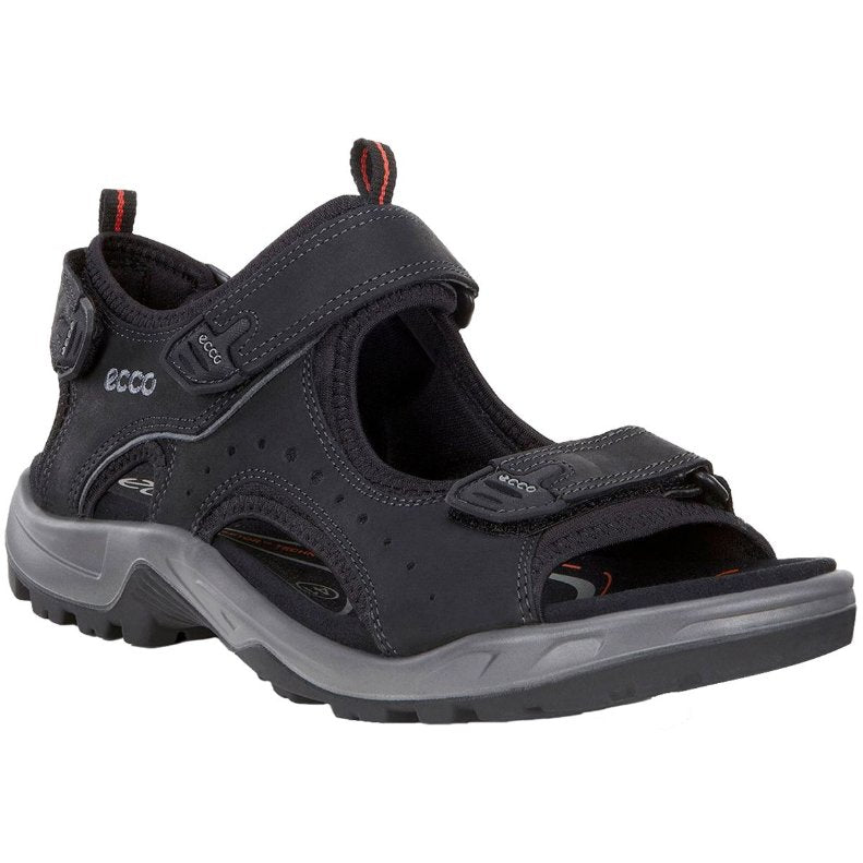 Ecco Offroad Nubuck Mens Sandals#color_black