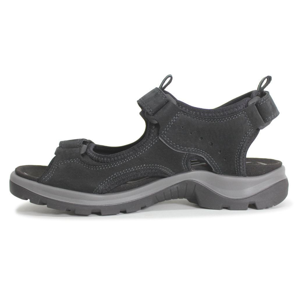 Ecco Offroad Nubuck Womens Sandals#color_black