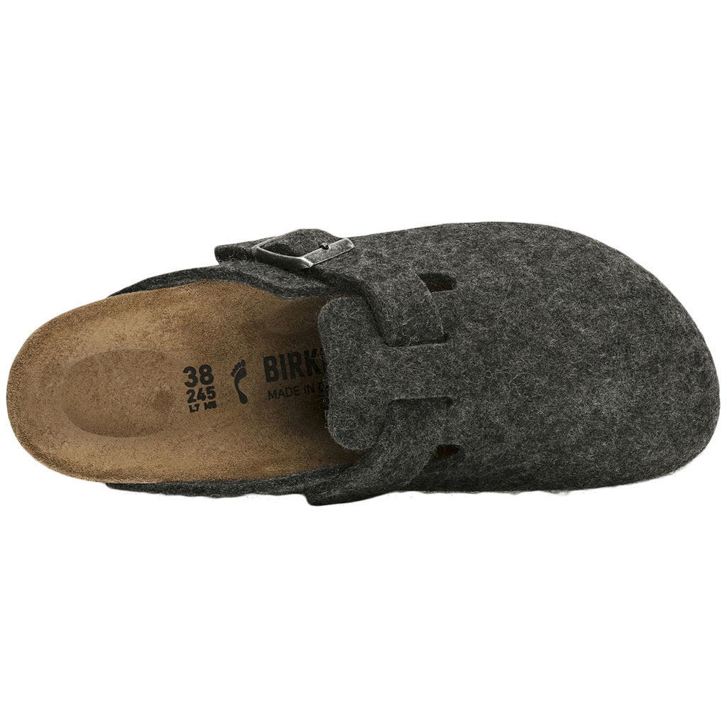 Birkenstock Boston Synthetic Unisex Sandals#color_anthracite