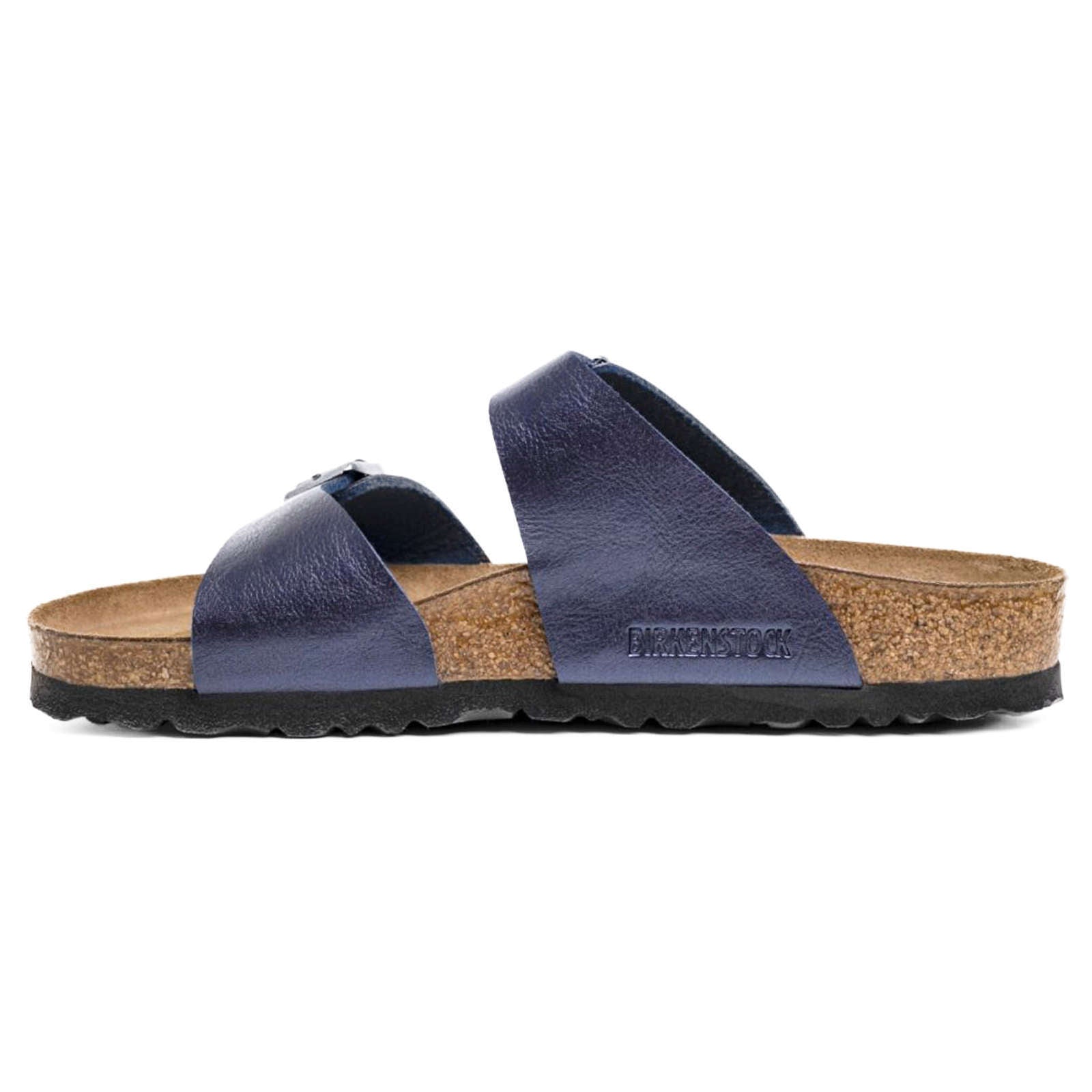 Birkenstock Sydney Birko-Flor Unisex Sandals#color_graceful midnight blue