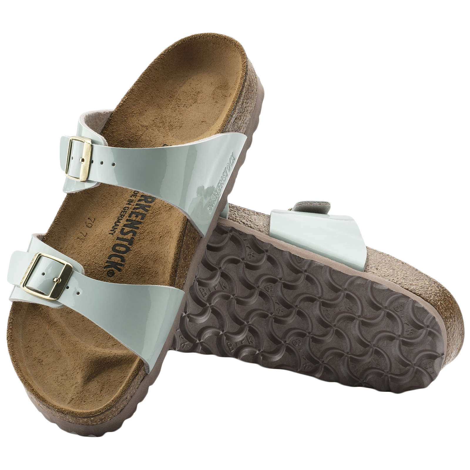 Birkenstock Sydney Birko-Flor Unisex Sandals#color_two tone water cream