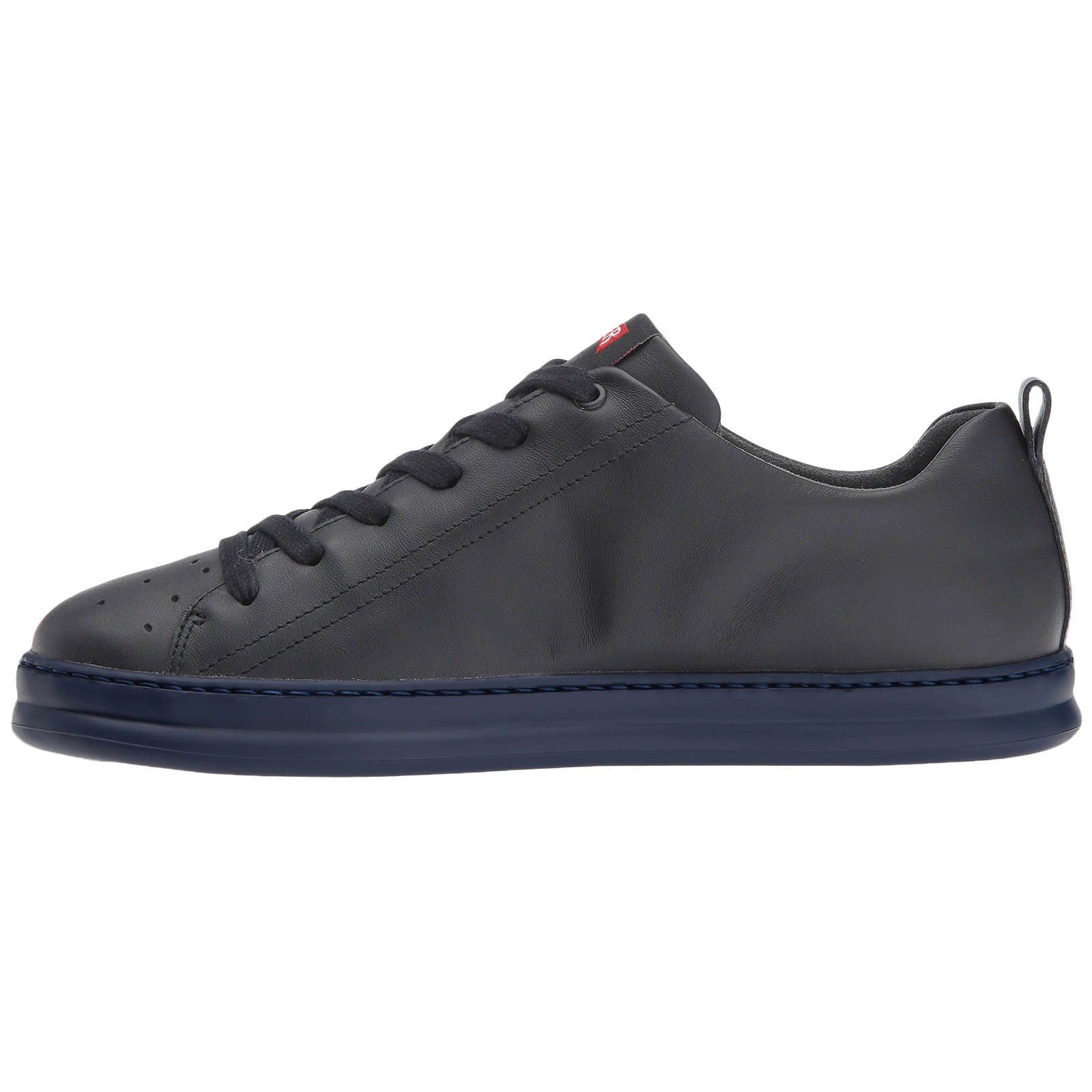 Camper Runner Calfskin Leather Men's Low-Top Trainers#color_black