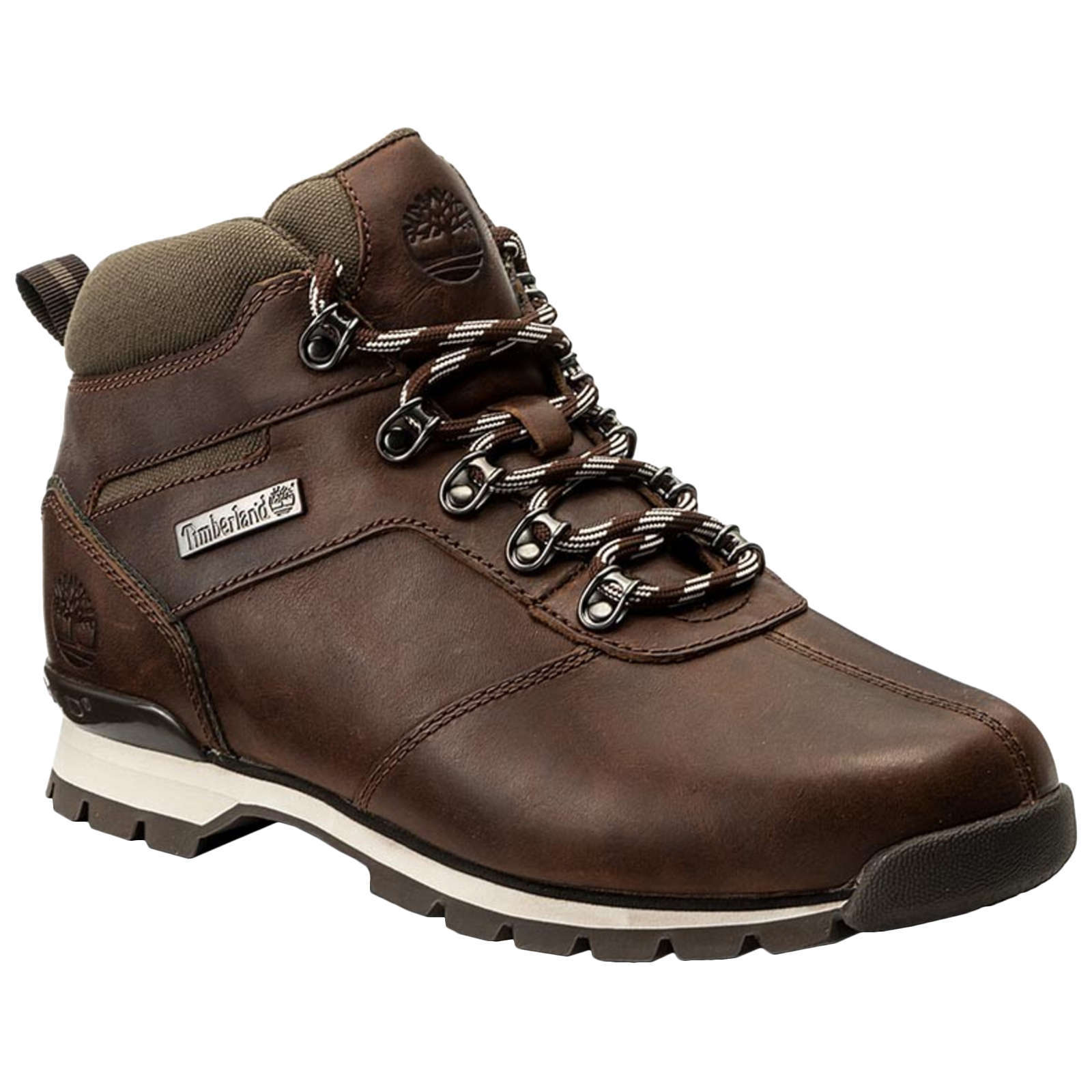 Timberland Splitrock 2 Leather Textile Mens Boots#color_tobacco