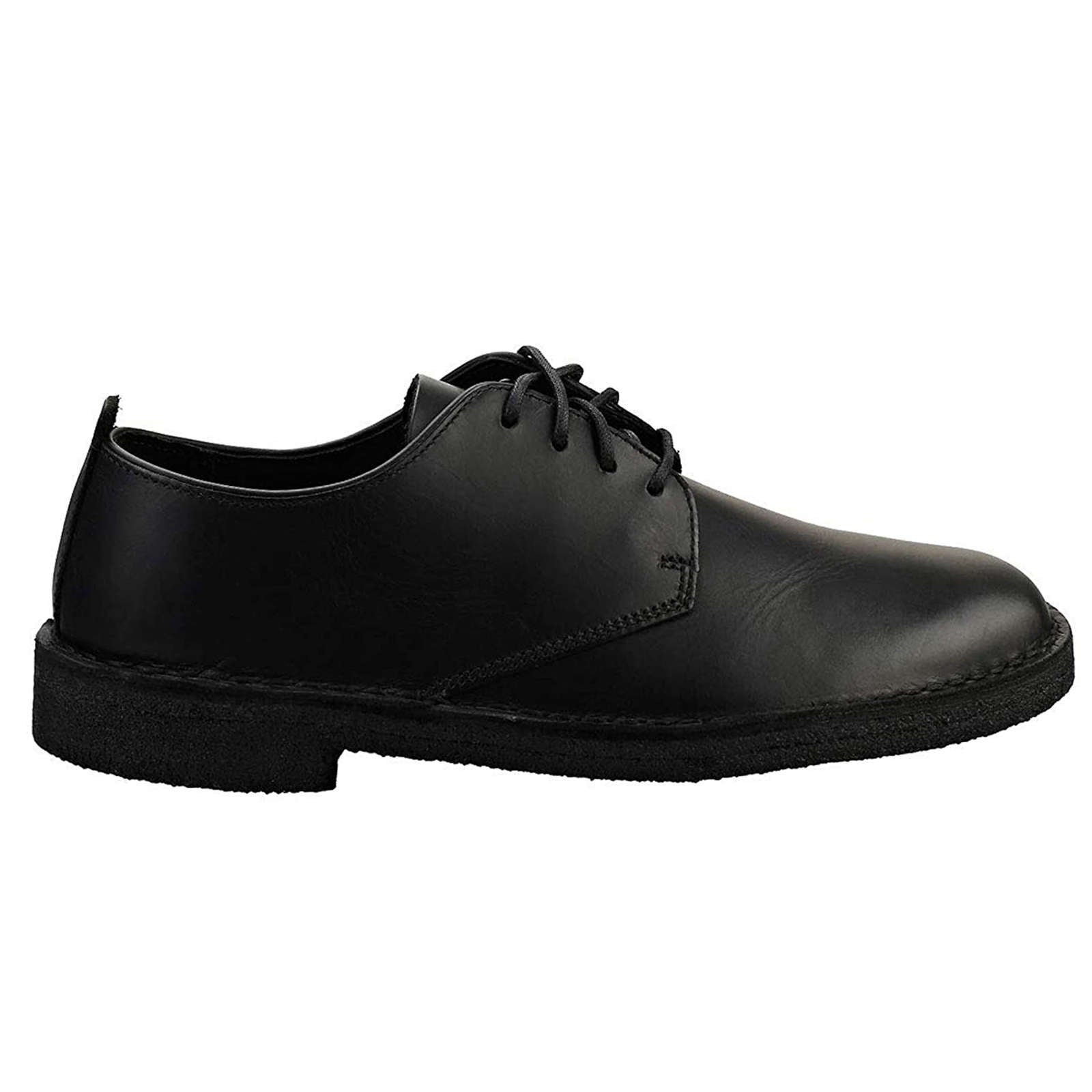 Clarks Originals Desert London Leather Men's Shoes#color_black