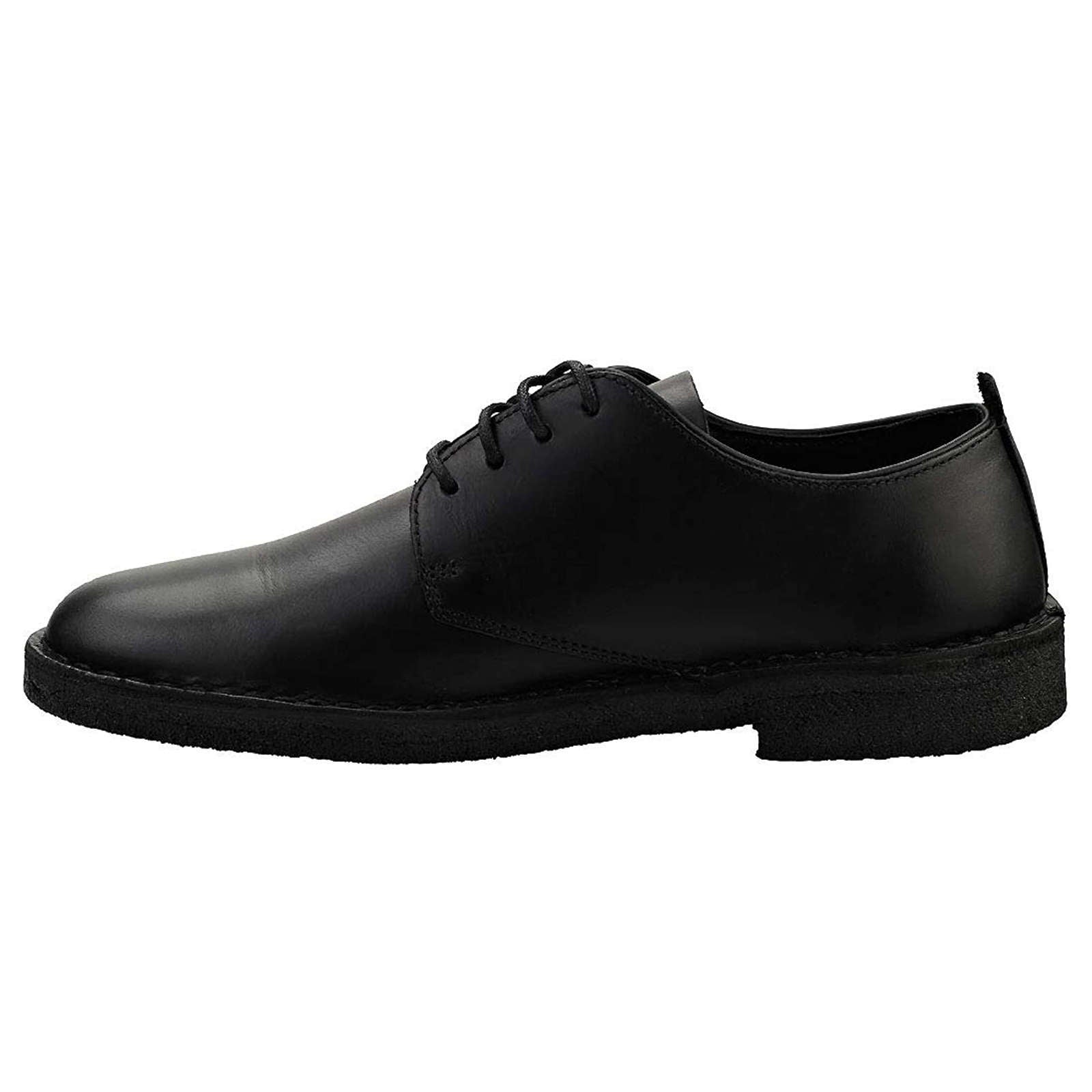 Clarks Originals Desert London Leather Men's Shoes#color_black