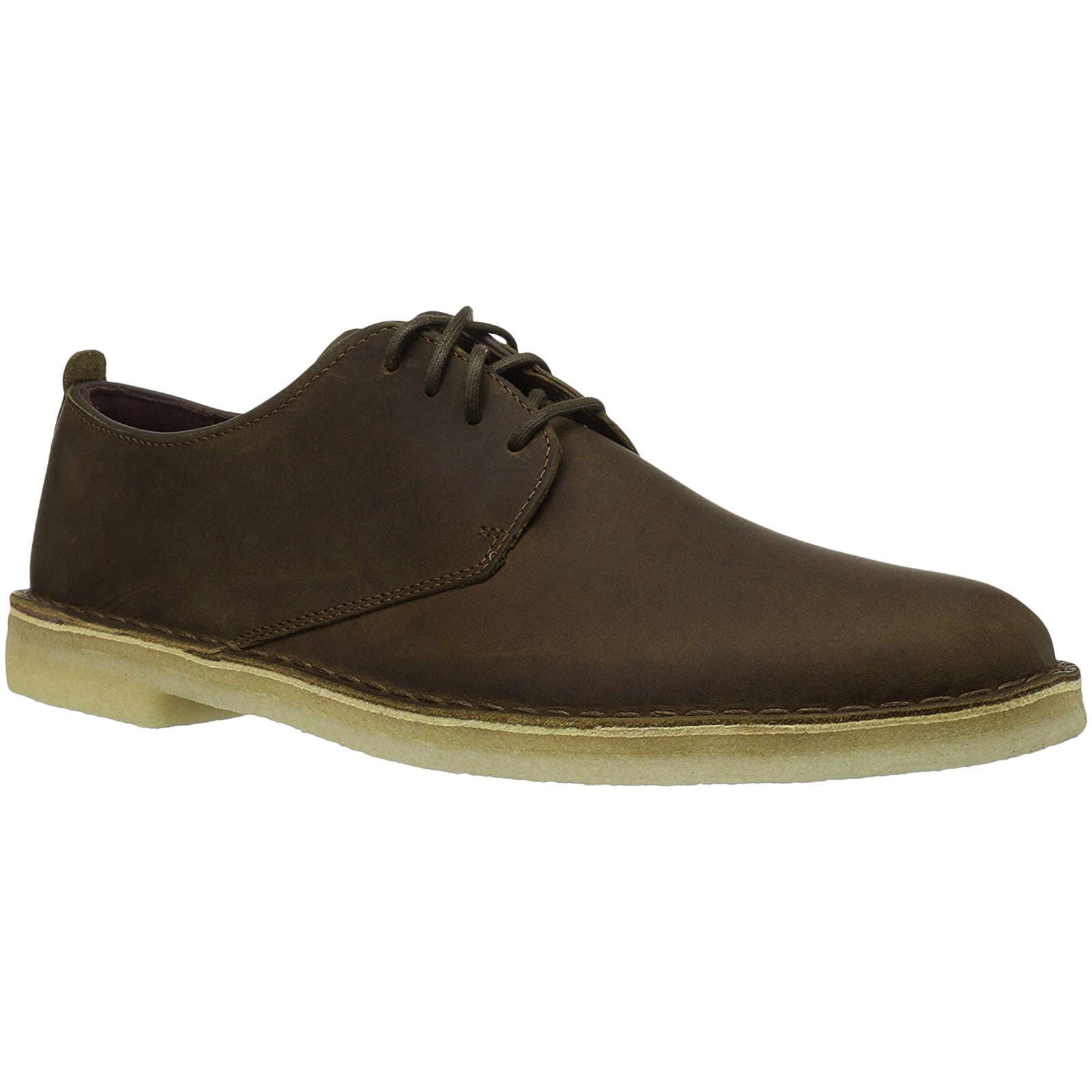 Clarks Originals Desert London Leather Men's Shoes#color_beeswax