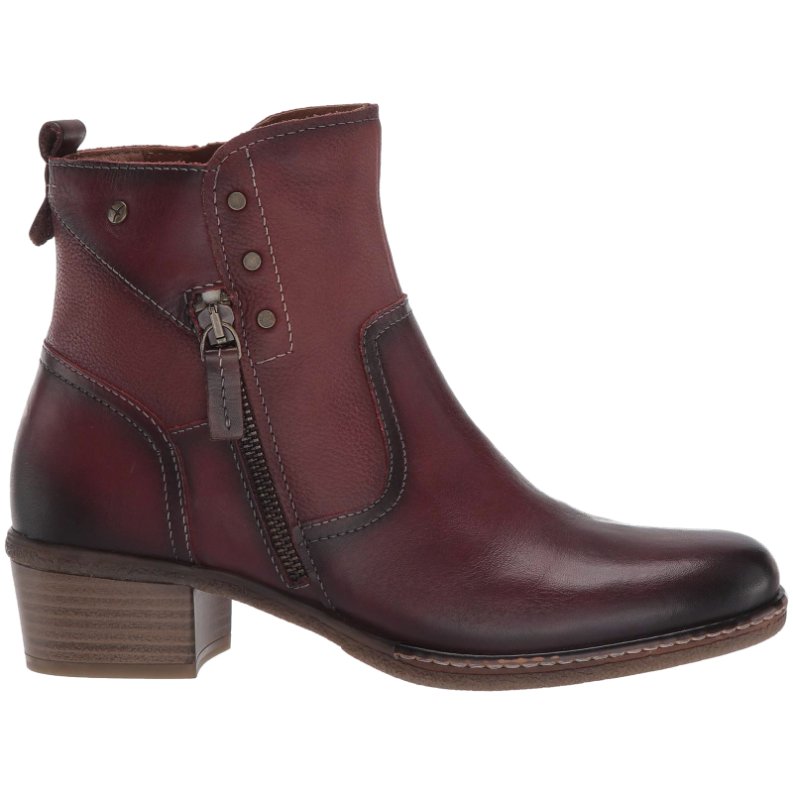 Pikolinos Zaragoza Leather Womens Boots#color_arcilla