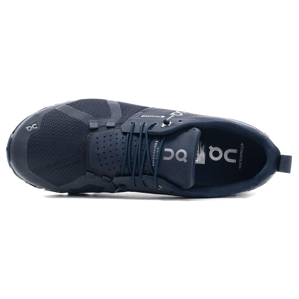 On Running Cloud Waterproof Mesh Men's Low-Top Trainers#color_navy